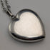 Vintage Sterling Silver Heart Locket Pendant with Necklace